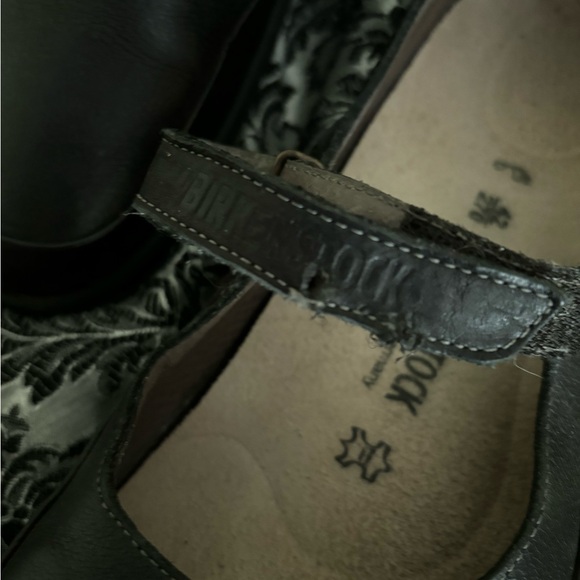 Birkenstock, leather black Mary Jane style size 10 - Picture 3 of 11
